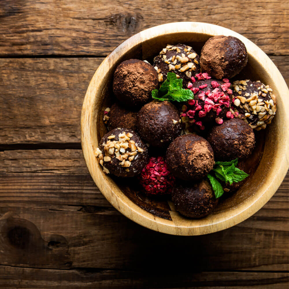 Tribal Moon Cacao Cherry Energy Balls