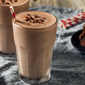vegan choco milkshake