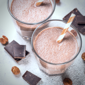 vegan choco milkshake